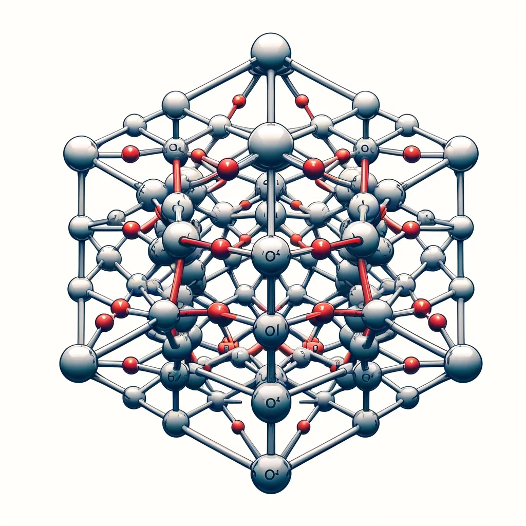 Các tứ diện SiO4 liên kết với nhau bằng cách chia sẻ các đỉnh (nguyên tử oxy)